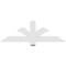 Ekena Millwork Redmond Architectural Grade PVC Gable Bracket, 48"W x 16"H x 2"D x 4"F, 8/12 Pitch GBP048X16X0204RED00 - alternate 2